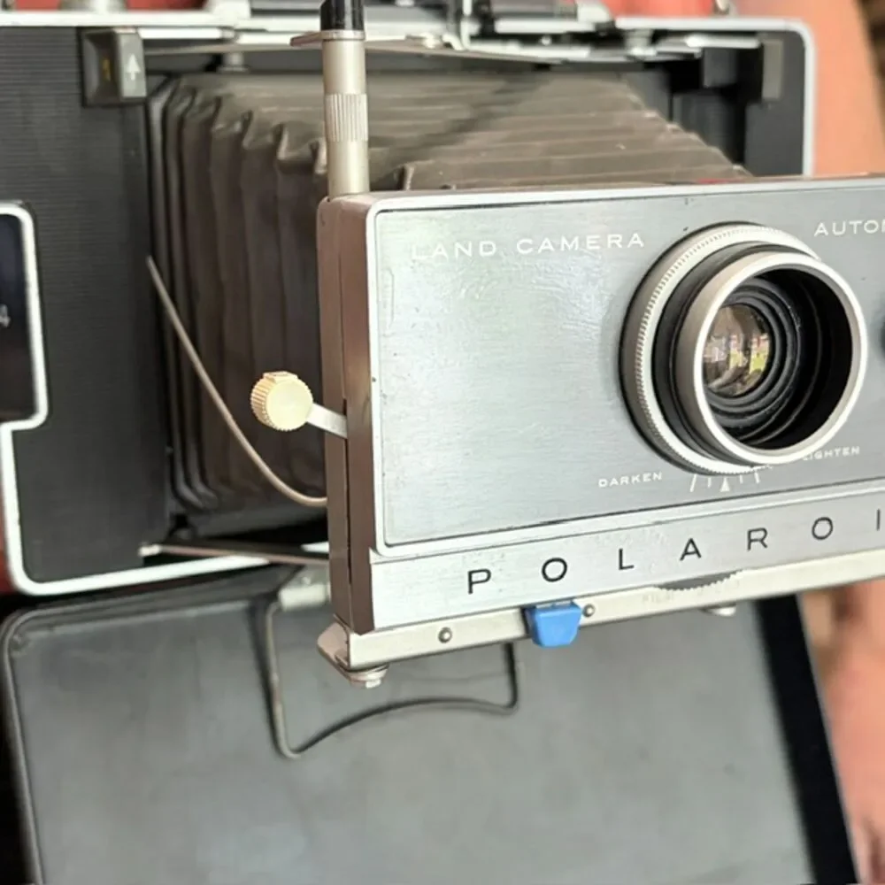 Vintage Polaroid Automatic 100 Land Camera Case Flash Attachment Strap